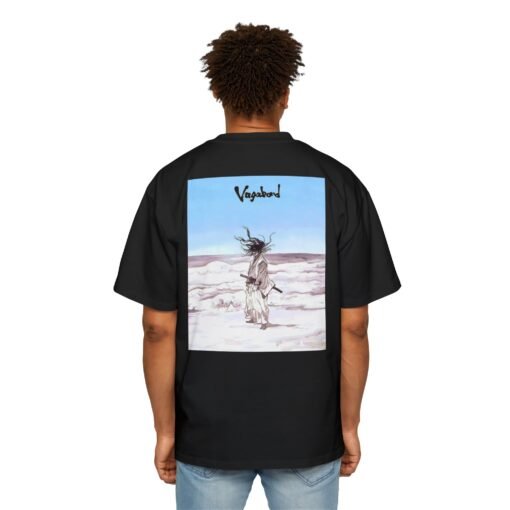 Oversized Tee [Back Print] - Vagabond Solitude - Image 9