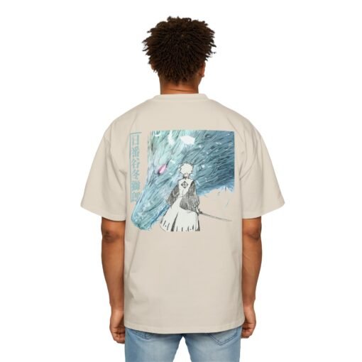 Oversized Tee [Back Print] - Bleach - Hitsugaya