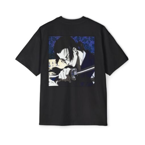 Oversized Tee [Back Print] - Samurai Champloo - Jin - Image 11