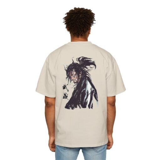 Oversized Tee [Back Print] - Vagabond Portrait - Image 13