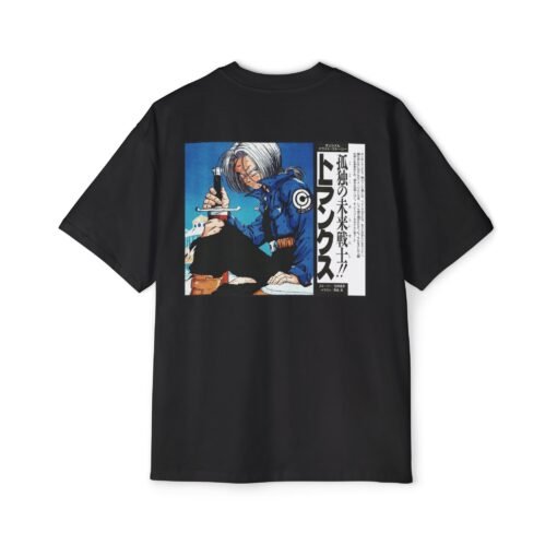 Oversized Tee [Back Print] - DBZ - Trunks - Image 11