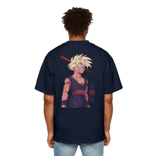 Oversized Tee [Back Print] - DBZ - Gohan - Image 21