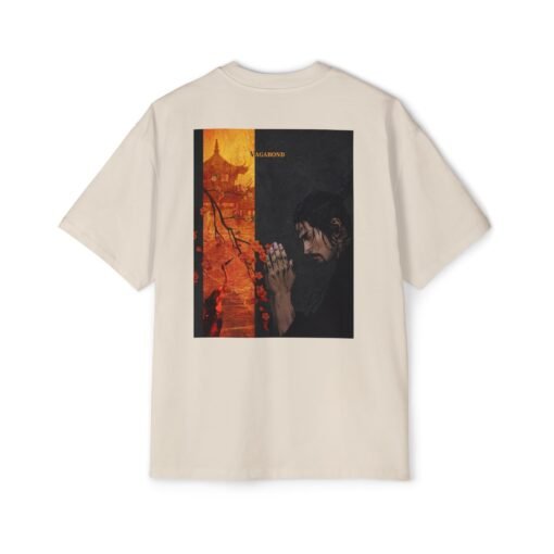 Oversized Tee [Back Print] - Vagabond Temple - Image 11