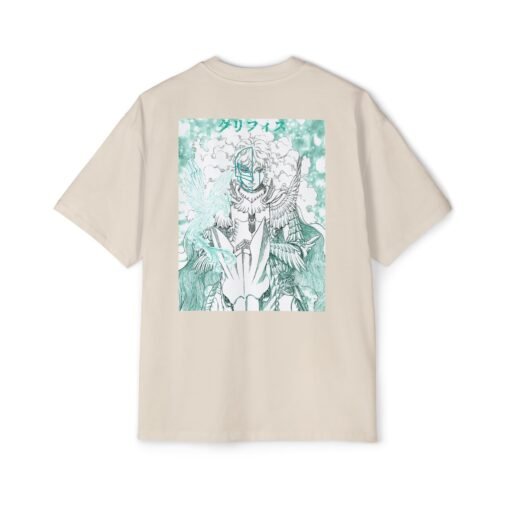 Oversized Tee [Back Print] - Berserk - Griffith Green - Image 11