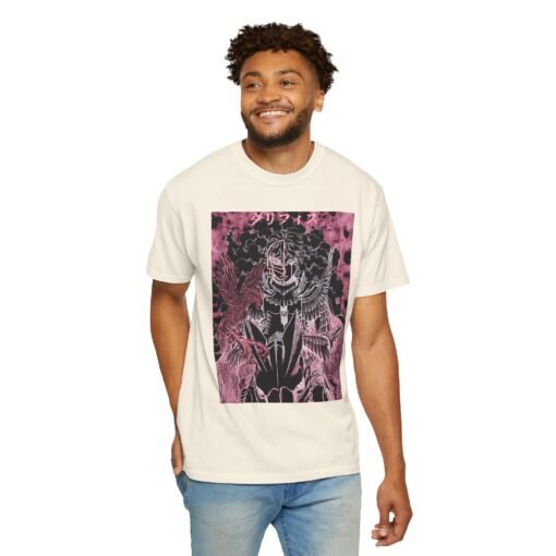Regular Tee [Front Print] - Berserk - Griffith Pink - Image 13