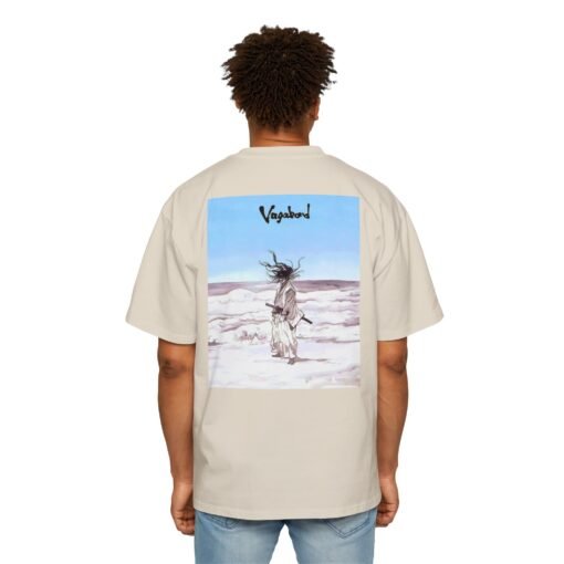 Oversized Tee [Back Print] - Vagabond Solitude - Image 13