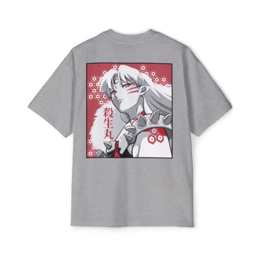 Oversized Tee [Back Print] - Inuyasha - Sesshomaru - Image 4