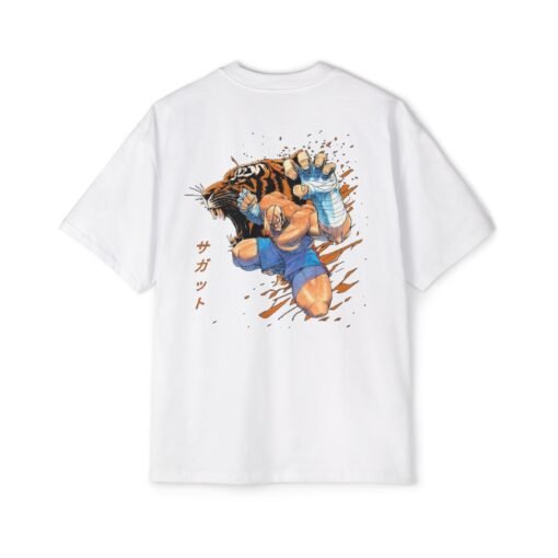Oversized Tee [Back Print] - Street Fighter - Sagat - Image 7