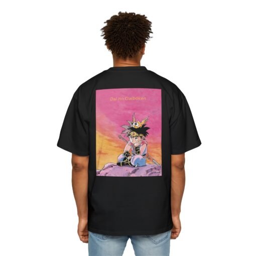 Oversized Tee [Back Print] - Dai - Sunset - Image 9
