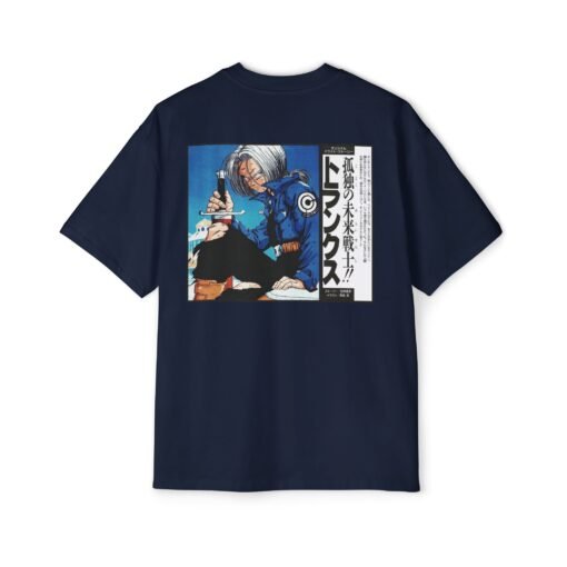 Oversized Tee [Back Print] - DBZ - Trunks - Image 4