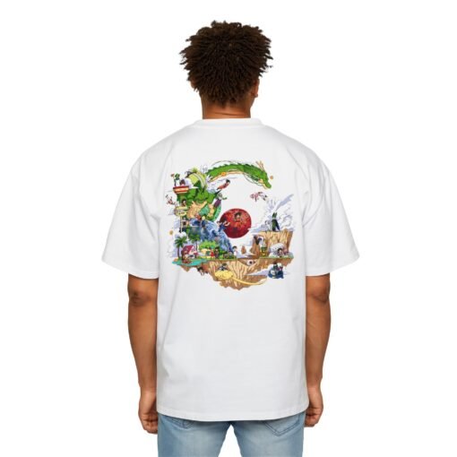Oversized Tee [Back Print] - DBZ - World - Image 9