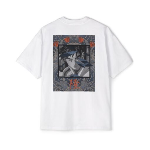 Oversized Tee [Back Print] - Street Fighter - Ryu - Image 4