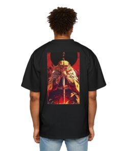 Oversized Tee [Back Print] - Demon Slayer - Rengoku