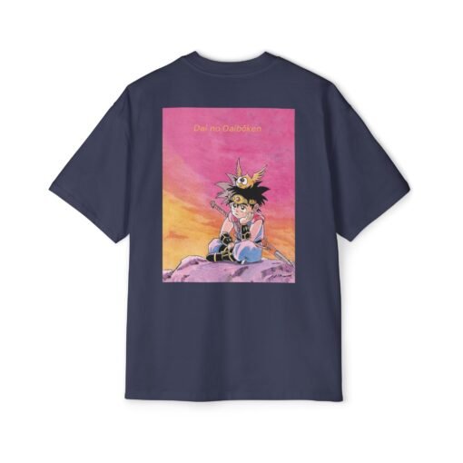 Oversized Tee [Back Print] - Dai - Sunset - Image 15