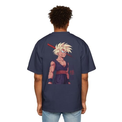 Oversized Tee [Back Print] - DBZ - Gohan - Image 25