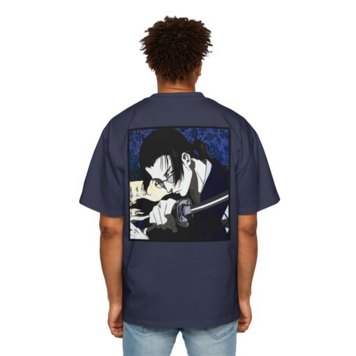 Oversized Tee [Back Print] - Samurai Champloo - Jin