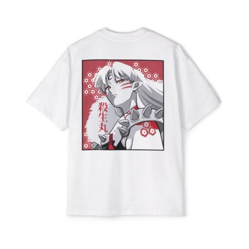 Oversized Tee [Back Print] - Inuyasha - Sesshomaru - Image 7