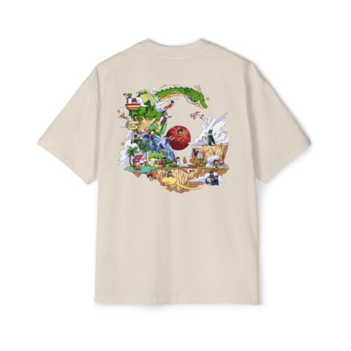 Oversized Tee [Back Print] - DBZ - World - Image 11
