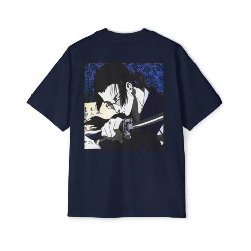 Oversized Tee [Back Print] - Samurai Champloo - Jin - Image 23