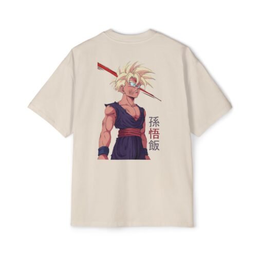 Oversized Tee [Back Print] - DBZ - Gohan - Image 4