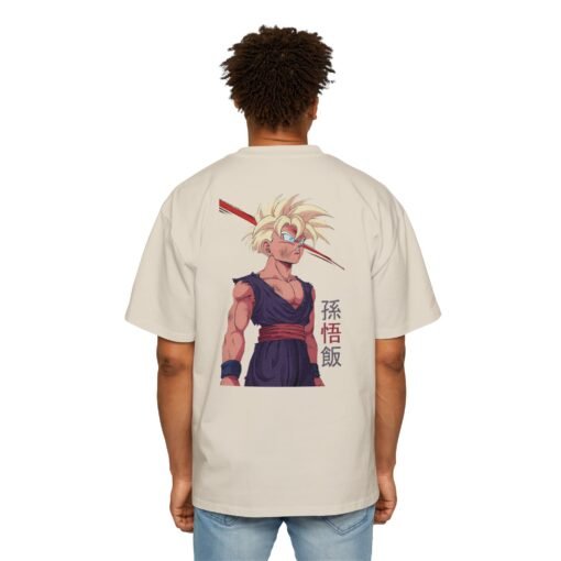 Oversized Tee [Back Print] - DBZ - Gohan
