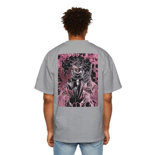 Oversized Tee [Back Print] - Berserk - Griffith Pink - Image 17