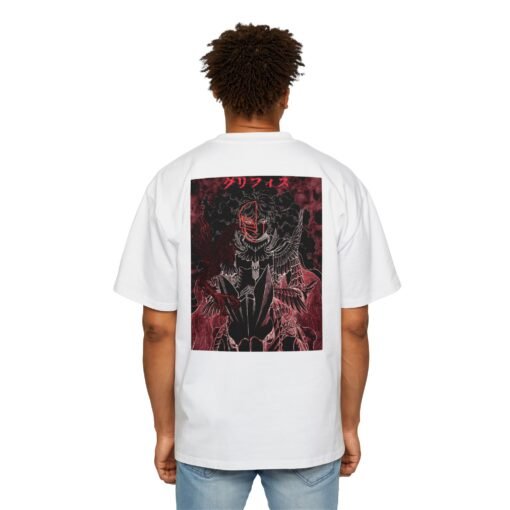 Oversized Tee [Back Print] - Berserk - Griffith Red - Image 9