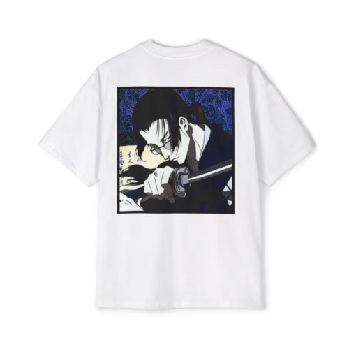Oversized Tee [Back Print] - Samurai Champloo - Jin - Image 7