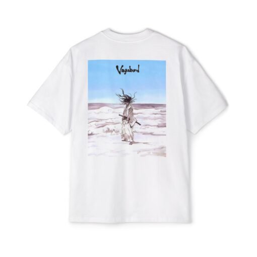 Oversized Tee [Back Print] - Vagabond Solitude - Image 4