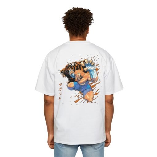 Oversized Tee [Back Print] - Street Fighter - Sagat - Image 9