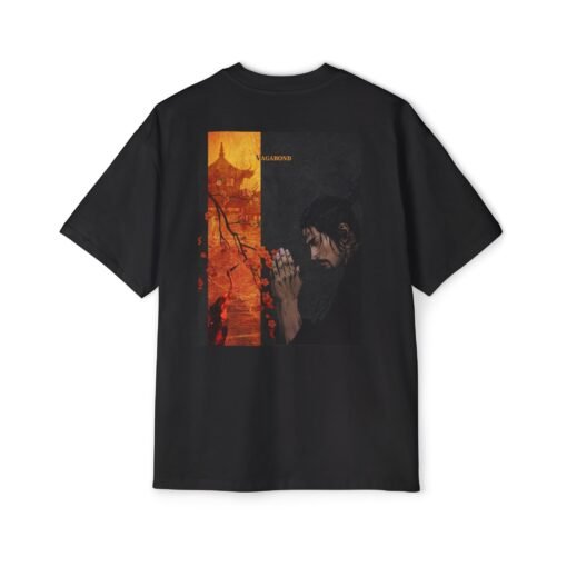 Oversized Tee [Back Print] - Vagabond Temple - Image 4