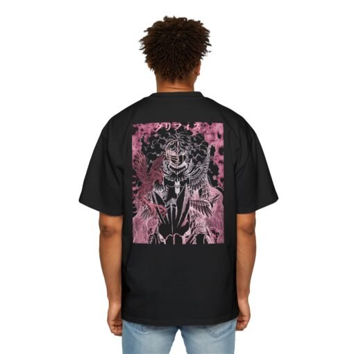 Oversized Tee [Back Print] - Berserk - Griffith Pink
