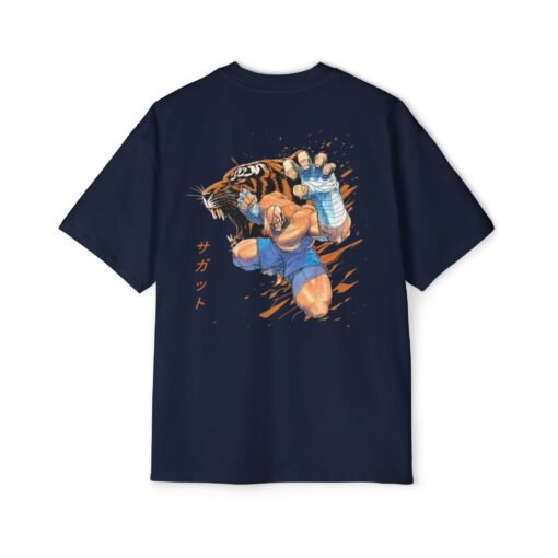 Oversized Tee [Back Print] - Street Fighter - Sagat - Image 19