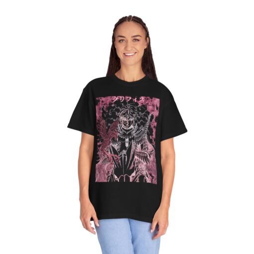 Regular Tee [Front Print] - Berserk - Griffith Pink - Image 5