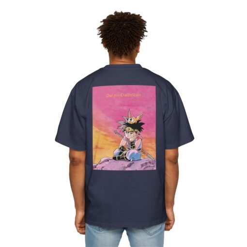 Oversized Tee [Back Print] - Dai - Sunset - Image 17