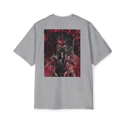 Oversized Tee [Back Print] - Berserk - Griffith Red - Image 15