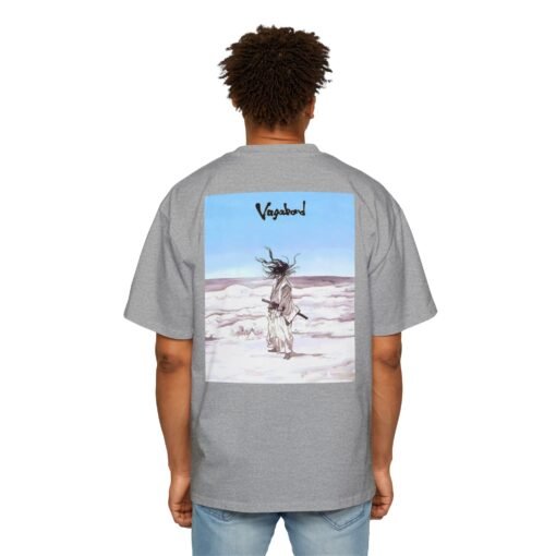 Oversized Tee [Back Print] - Vagabond Solitude - Image 17
