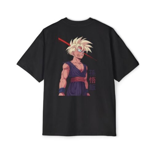 Oversized Tee [Back Print] - DBZ - Gohan - Image 11
