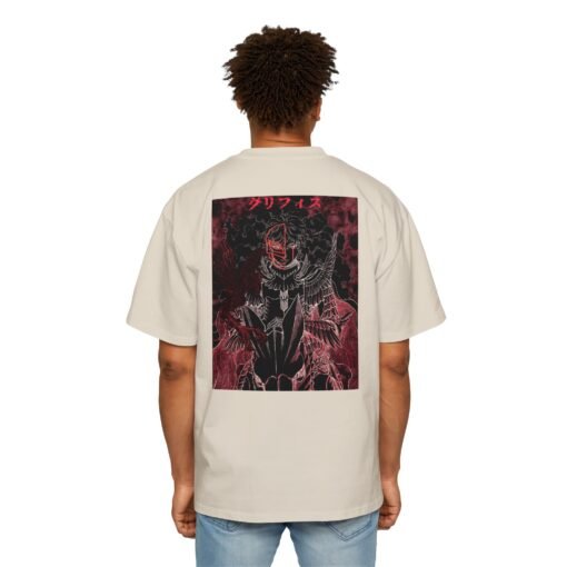 Oversized Tee [Back Print] - Berserk - Griffith Red - Image 13