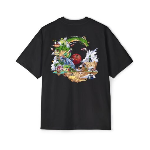 Oversized Tee [Back Print] - DBZ - World - Image 4