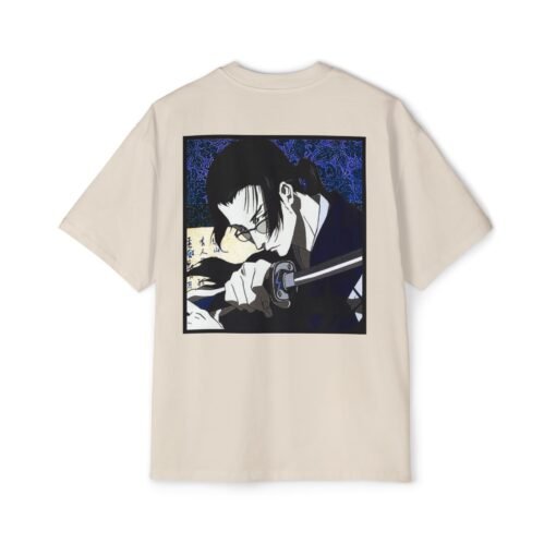 Oversized Tee [Back Print] - Samurai Champloo - Jin - Image 15