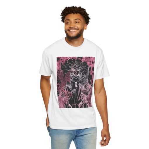 Regular Tee [Front Print] - Berserk - Griffith Pink - Image 9