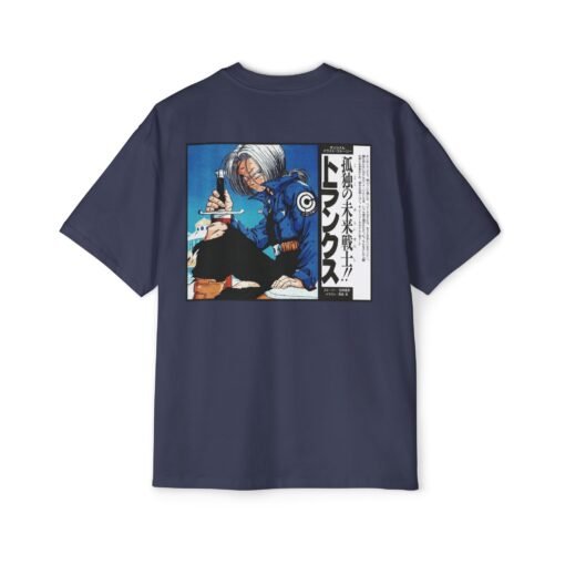 Oversized Tee [Back Print] - DBZ - Trunks - Image 18