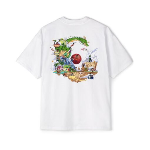 Oversized Tee [Back Print] - DBZ - World - Image 7