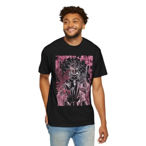 Regular Tee [Front Print] - Berserk - Griffith Pink