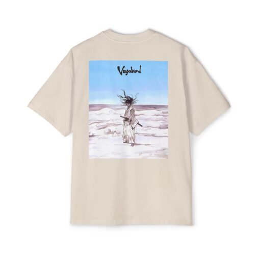 Oversized Tee [Back Print] - Vagabond Solitude - Image 11