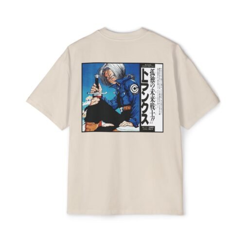 Oversized Tee [Back Print] - DBZ - Trunks - Image 14