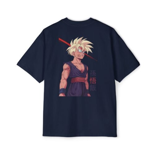 Oversized Tee [Back Print] - DBZ - Gohan - Image 19