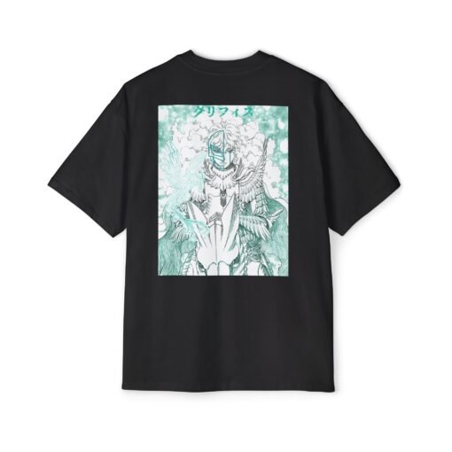 Oversized Tee [Back Print] - Berserk - Griffith Green - Image 7