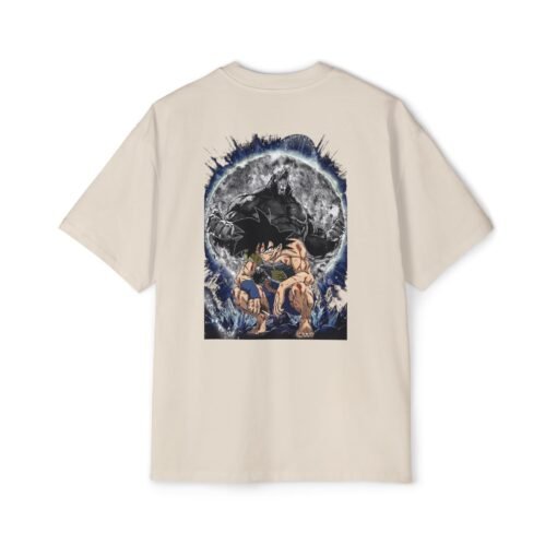 Oversized Tee [Back Print] - DBZ - Oozaru - Image 4